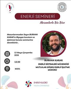 Mezunlarla Biz Bize Enerji Semineri: Biyogaz Kurulum ve İşletmesi